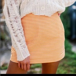 Urban Outfitter Gingham Skort
